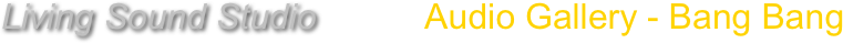 Living Sound Studio           Audio Gallery - Bang Bang